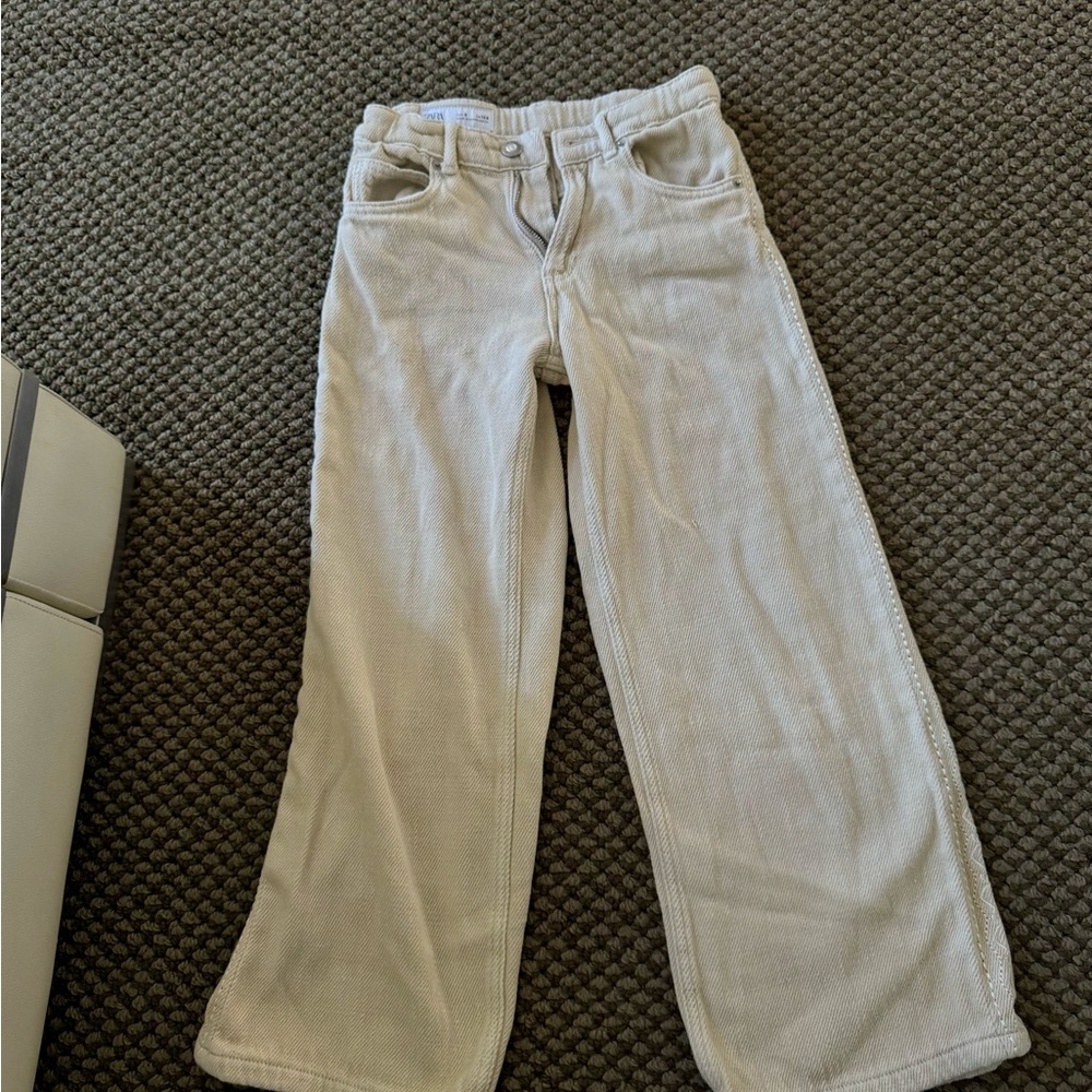 Zara Kids Cream Jeans